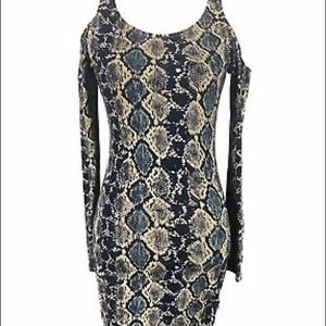 GUESS Snakeskin dress NEW